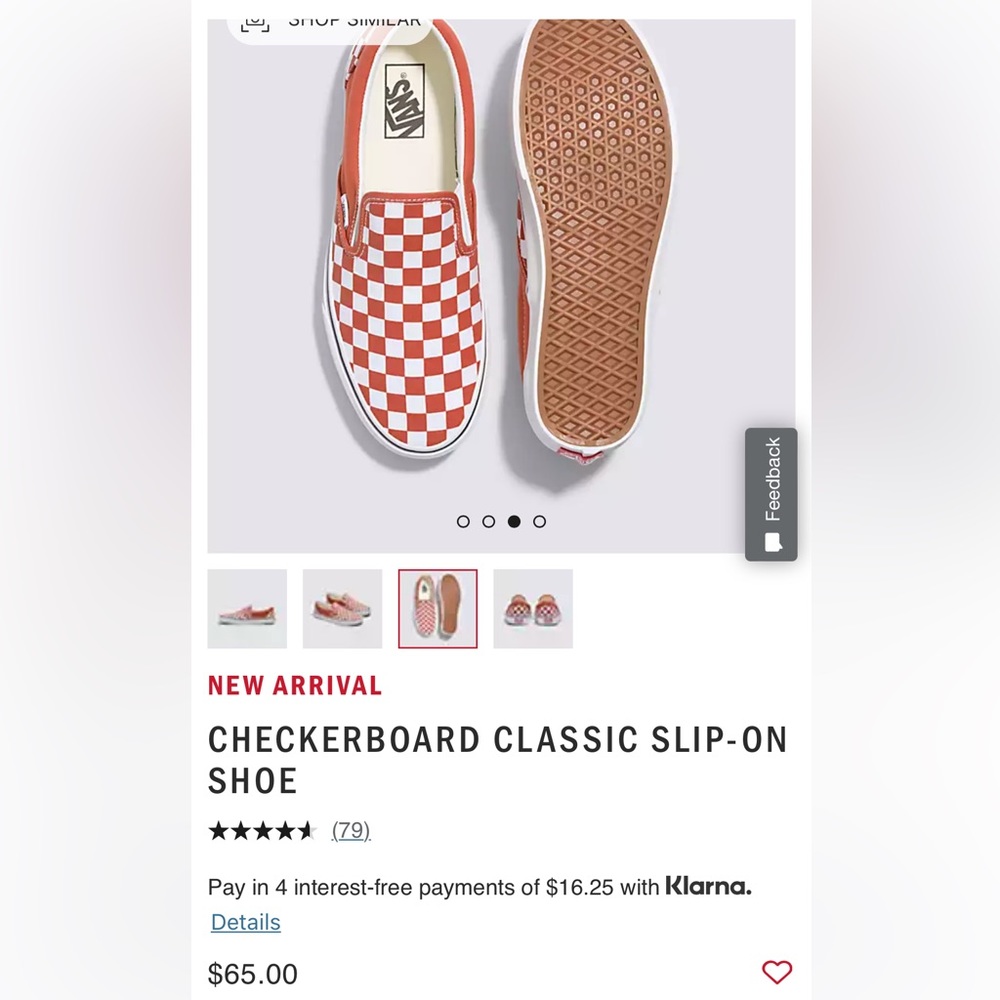 Vans unisex shoe